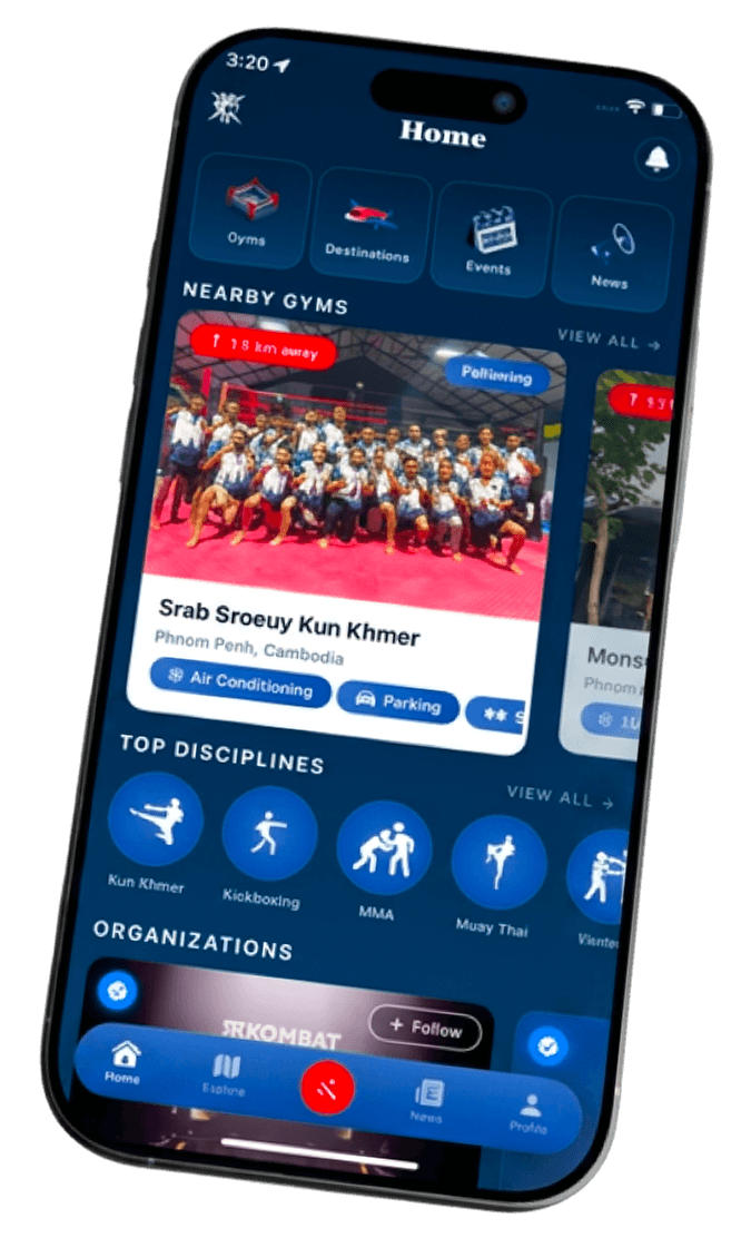 XTRY home screen on iPhone